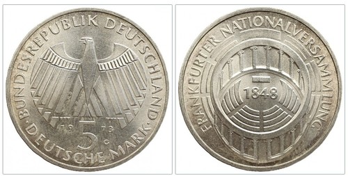 Brd deutsche mark 1973 - g,