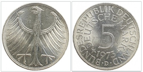 Brd deutsche mark 1973 - 5,