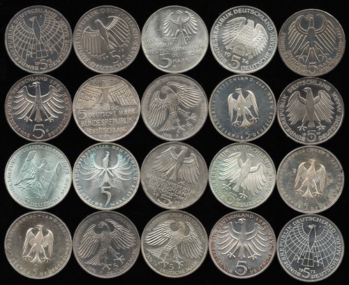 1973 1979 gedenkmünzen - dm,