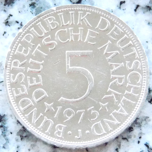 Brd deutsche mark 1973 - 1973, j