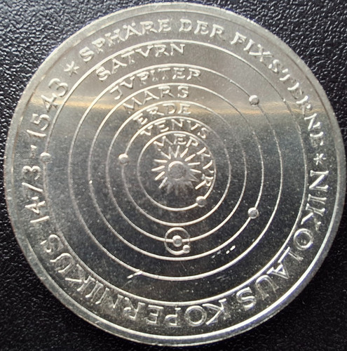 Silber nikolaus kopernikus - kopernikus, *