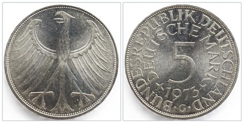 Brd deutsche mark 1973 - 5, g