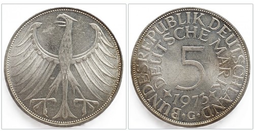Brd deutsche mark 1973 - 5, g