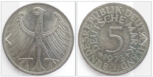 Brd deutsche mark - mark, j