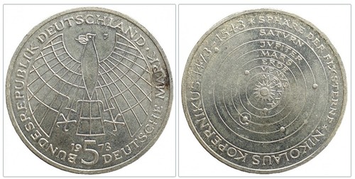 Brd deutsche mark 1973 - 5,