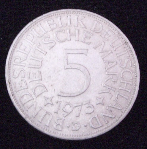 Münze deutsche mark - mark, 1973