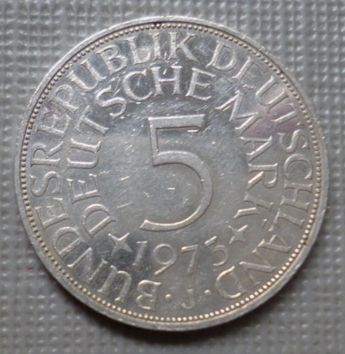 Deutsche mark 1973 silber - 5, j